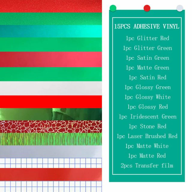 15 Sheet Adhesive Craft Vinyl Bundles - Image 16