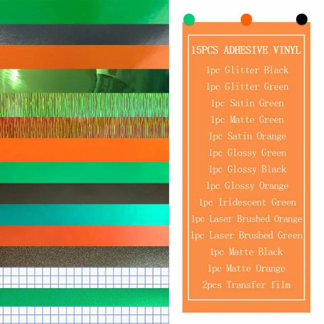 15 Sheet Adhesive Craft Vinyl Bundles - Image 19