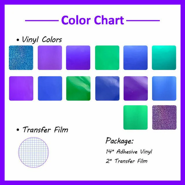 15 Sheet Adhesive Craft Vinyl Bundles - Image 4
