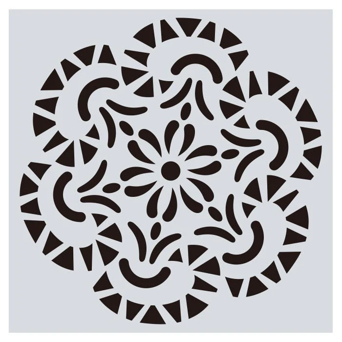 16pcs/set 15*15cm Mandala Painting Art Stencils - Image 11