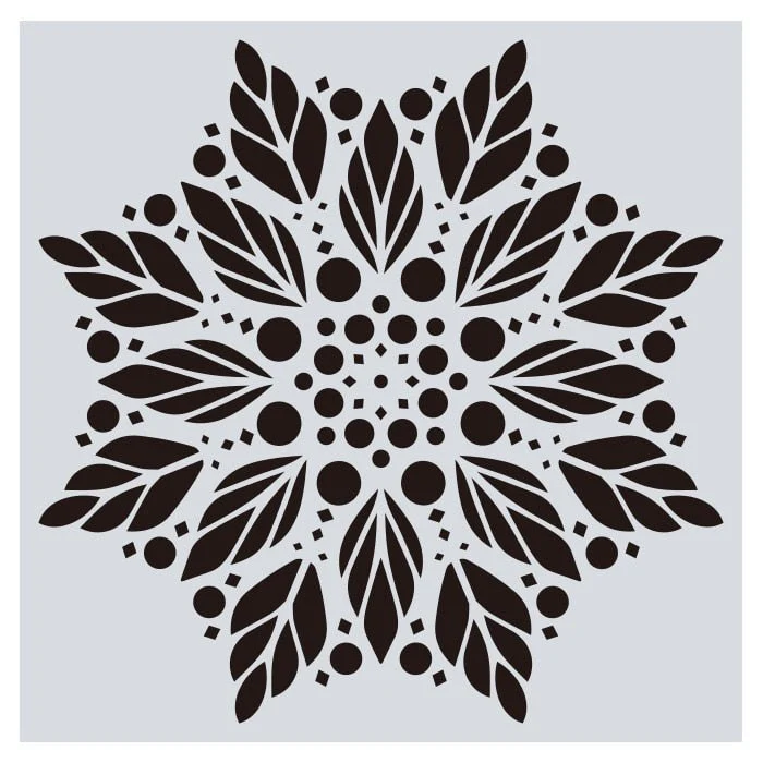 16pcs/set 15*15cm Mandala Painting Art Stencils - Image 14