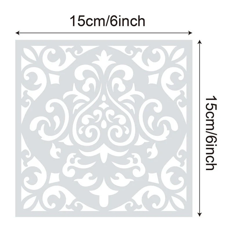 16pcs/set 15*15cm Mandala Painting Art Stencils - Image 3