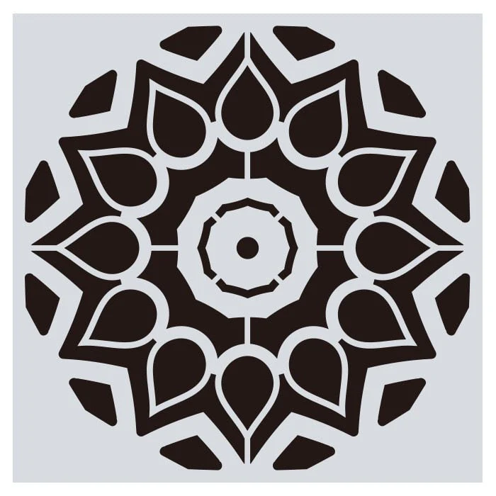 16pcs/set 15*15cm Mandala Painting Art Stencils - Image 7