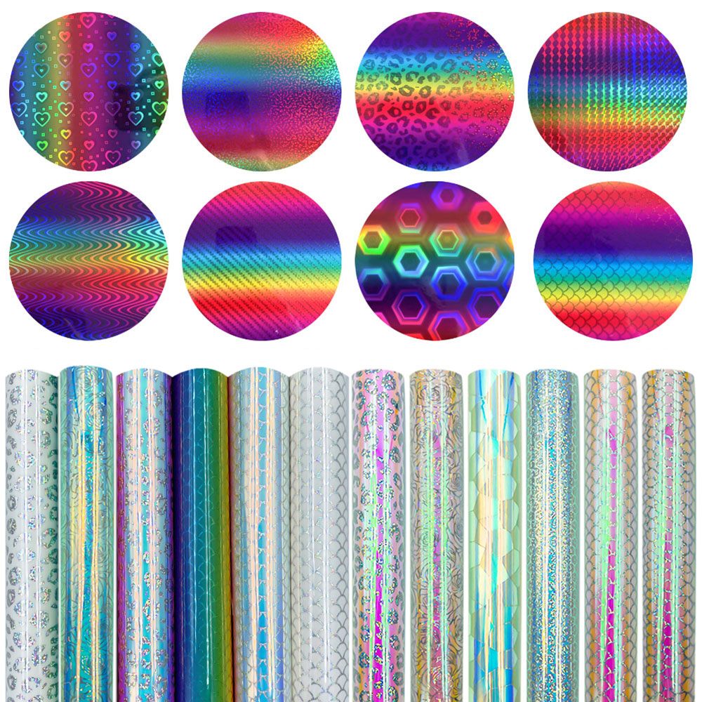 19 Sheets 30x20cm Holographic Adhesive Vinyl Starter Pack - Image 6