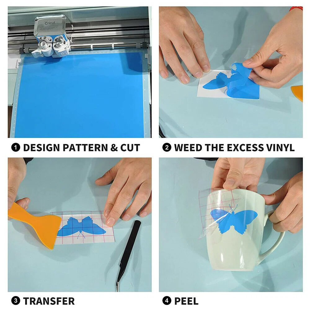 19 Sheets 30x20cm Holographic Adhesive Vinyl Starter Pack - Image 9