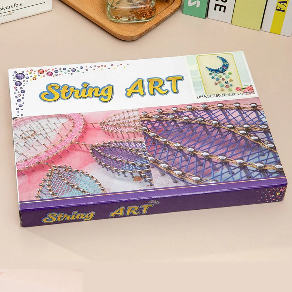 3D String Art Kit - Orange Fox - Image 3