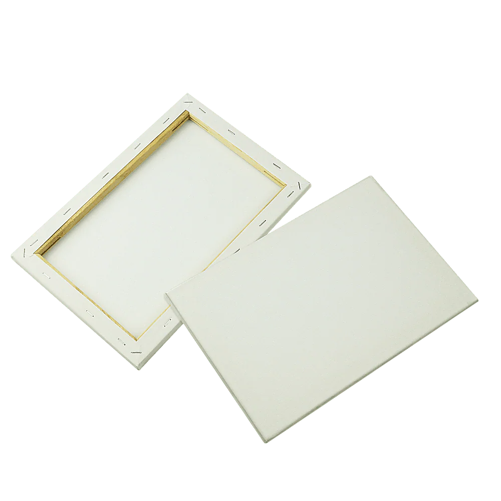 5 pack of 20x30cm Artist Blank Stretched Canvas - Image 4