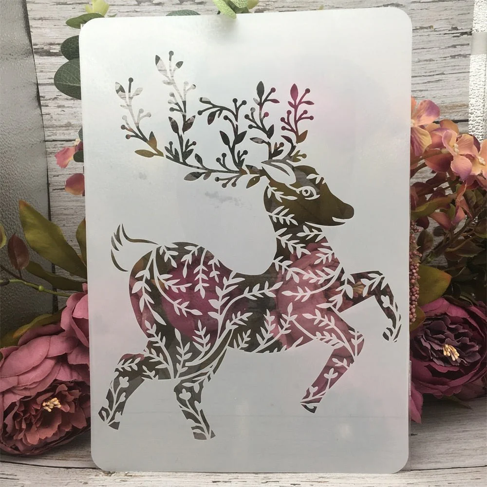 A4 Mandala Animals Art Stencil 12 Pack - Image 11