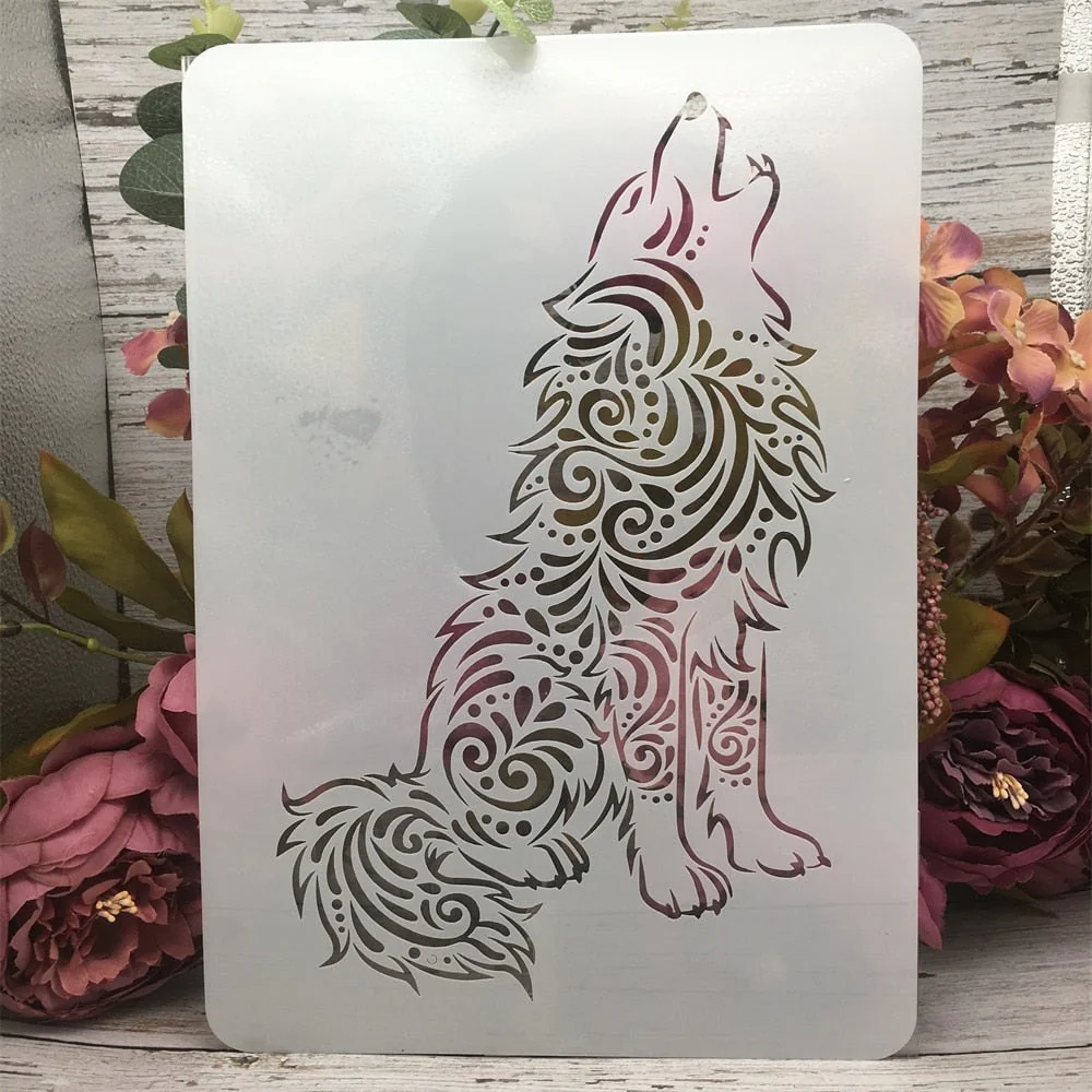 A4 Mandala Animals Art Stencil 12 Pack - Image 12