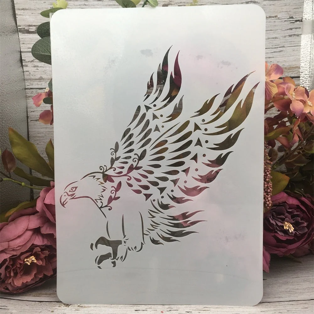 A4 Mandala Animals Art Stencil 12 Pack - Image 14