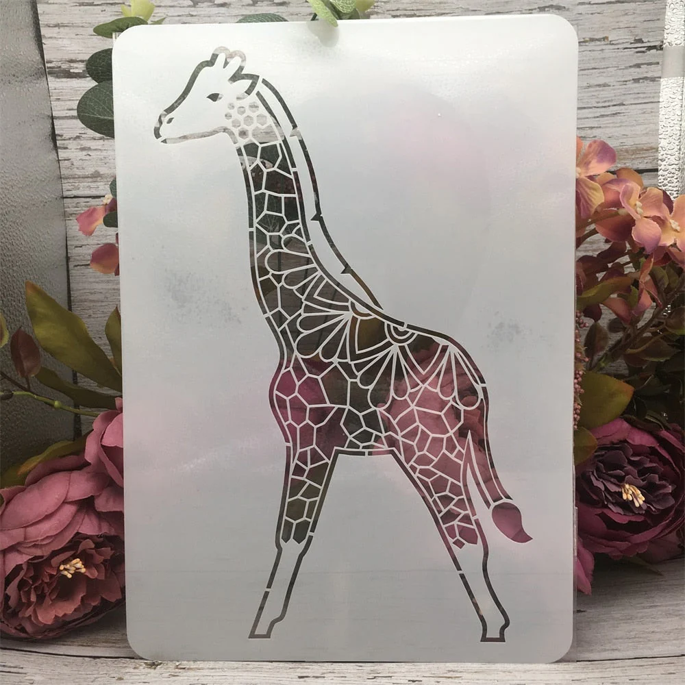 A4 Mandala Animals Art Stencil 12 Pack - Image 7