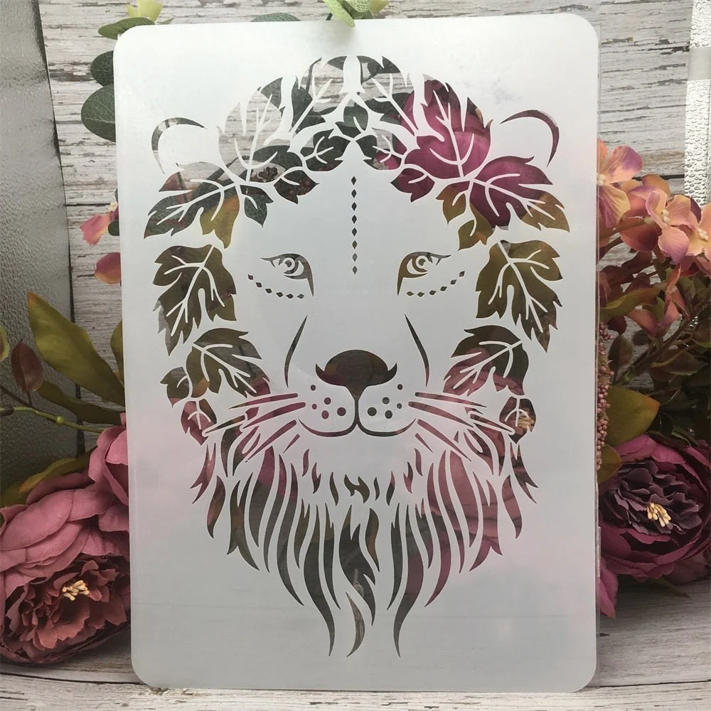 A4 Mandala Animals Art Stencil 12 Pack - Image 9