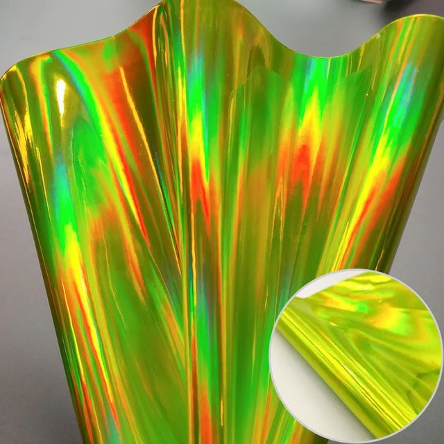 A5 iridescent Rainbow Faux PU Leather Sheet - Image 9