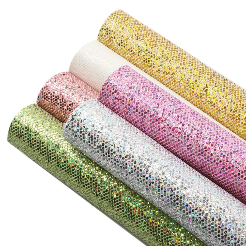 A5 Size Chunky Glitter Faux Leather Sheets Packs - Image 12