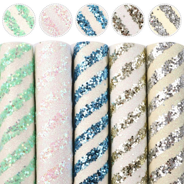 A5 Size Chunky Glitter Faux Leather Sheets Packs - Image 17