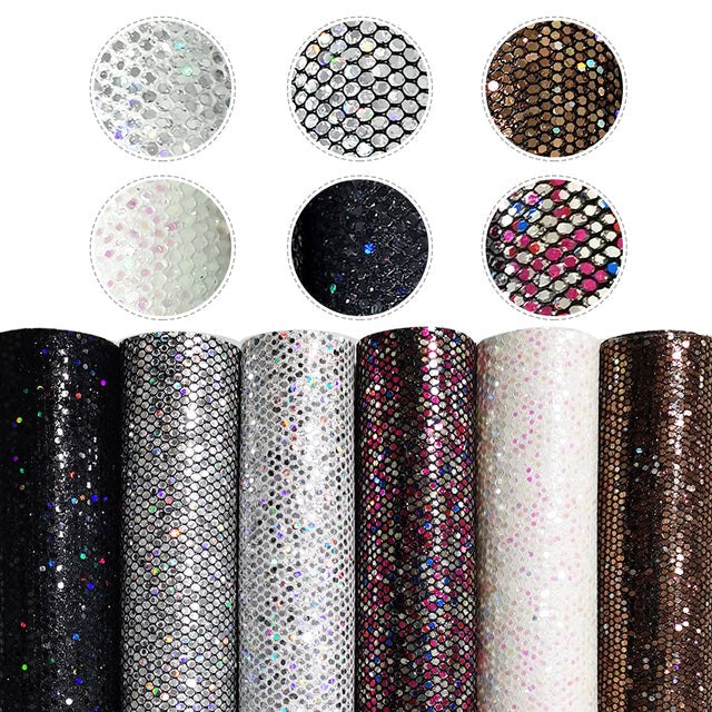 A5 Size Chunky Glitter Faux Leather Sheets Packs - Image 18
