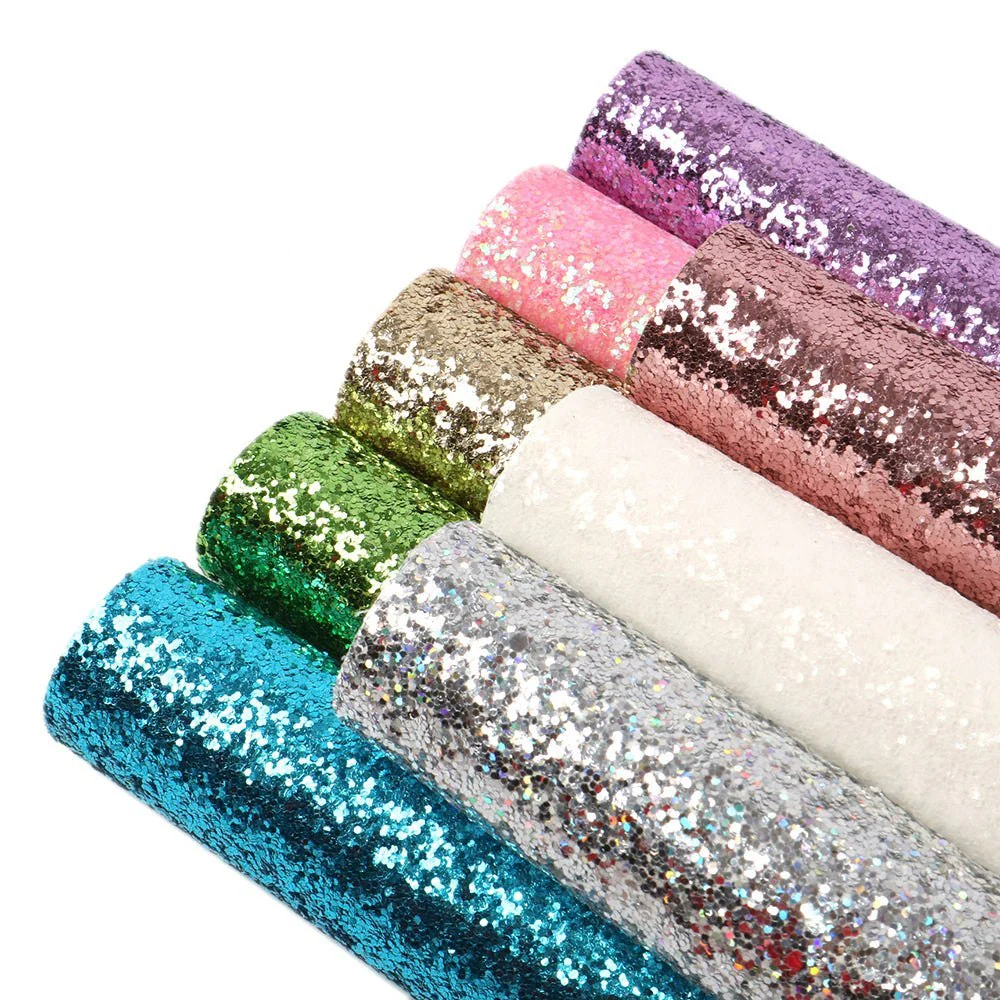 A5 Size Chunky Glitter Faux Leather Sheets Packs - Image 3