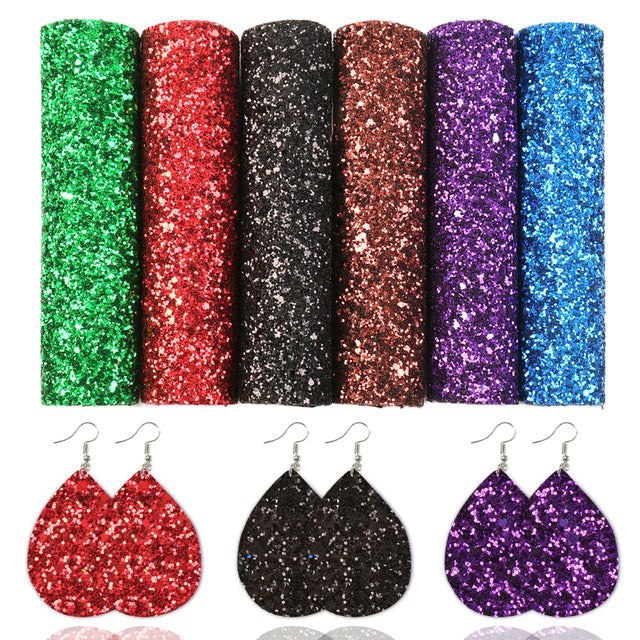 A5 Size Chunky Glitter Faux Leather Sheets Packs - Image 4
