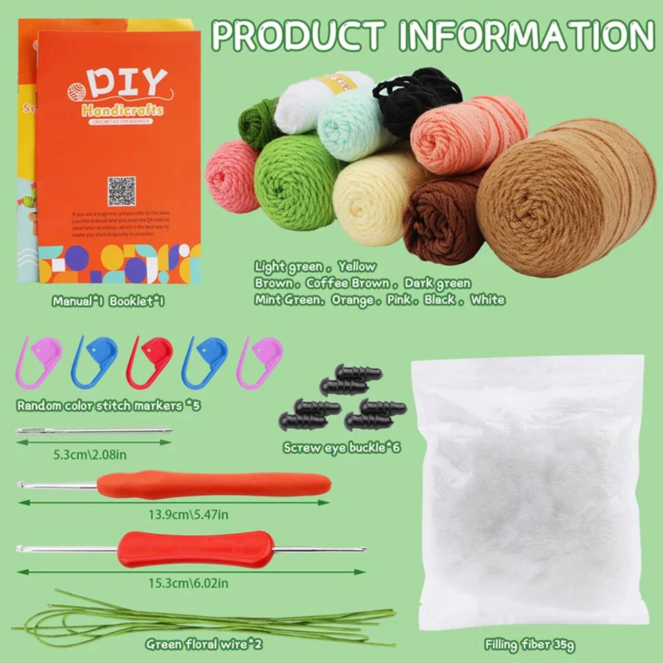 Beginner Crochet Kit - Potted Cactus Plant - Image 11