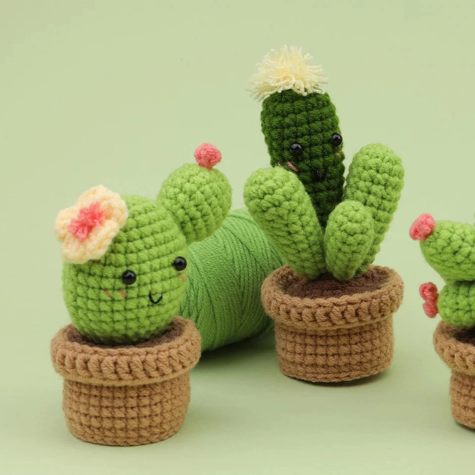 Beginner Crochet Kit - Potted Cactus Plant - Image 15