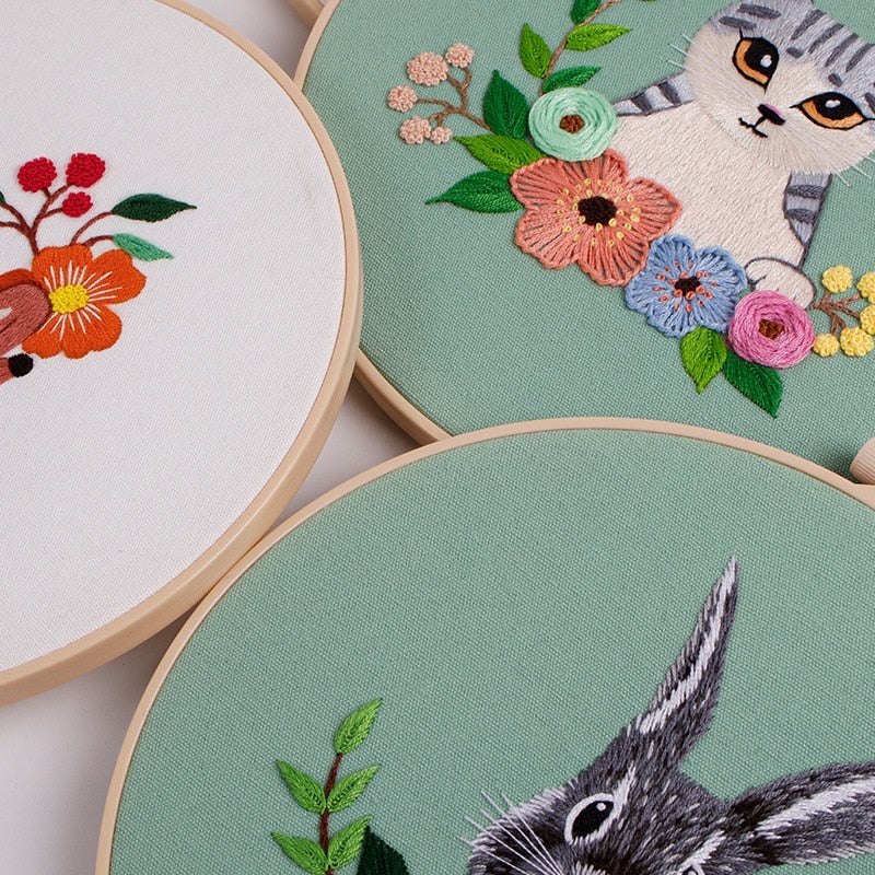 Beginners DIY Embroidery Kit - Squirrel - Image 4