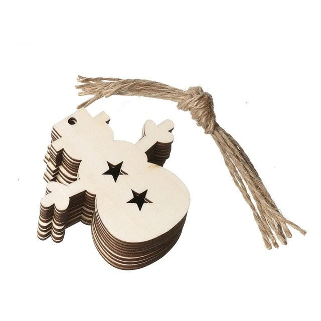 Blank Christmas Tree Hanging Ornaments x 10PCS - Image 3