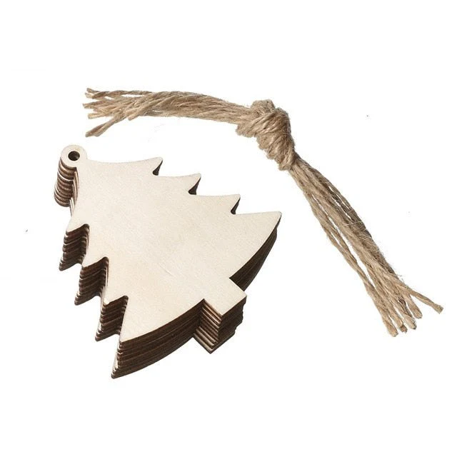 Blank Christmas Tree Hanging Ornaments x 10PCS - Image 5