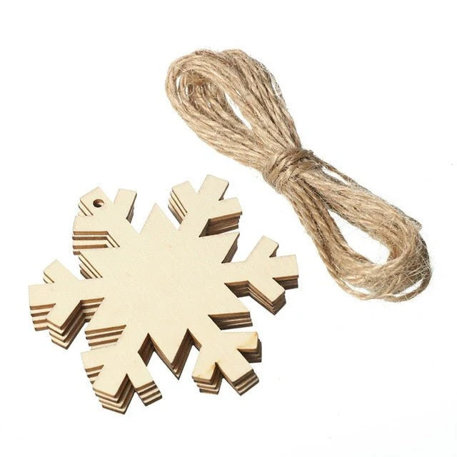 Blank Christmas Tree Hanging Ornaments x 10PCS - Image 6