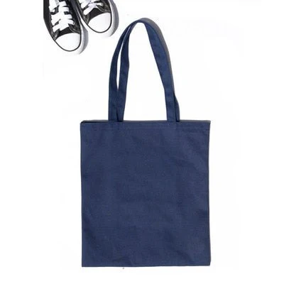 Blank Coloured Cotton Canvas Tote Shoulder Shopping Bags - Image 4