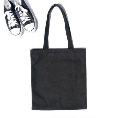 Blank Coloured Cotton Canvas Tote Shoulder Shopping Bags - Image 8