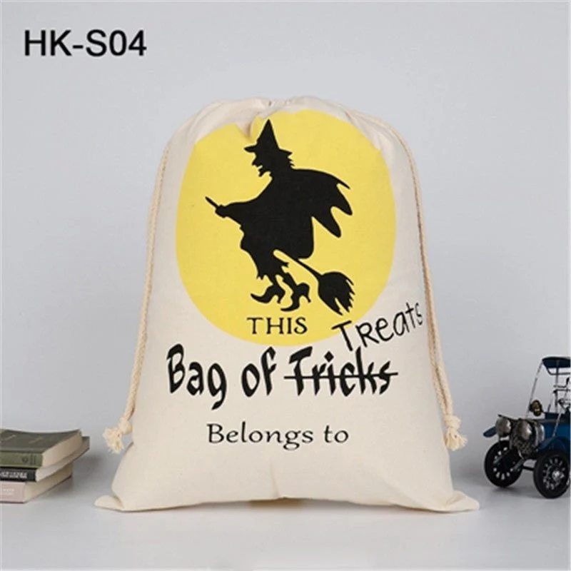 Bulk Halloween Trick Or Treat Canvas Candy Sacks - Image 11