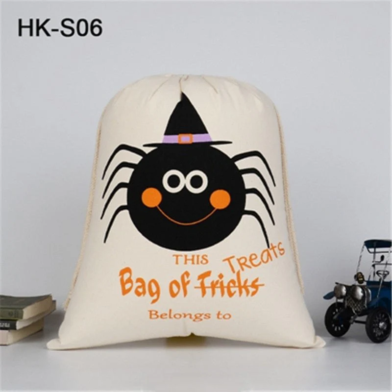 Bulk Halloween Trick Or Treat Canvas Candy Sacks - Image 13
