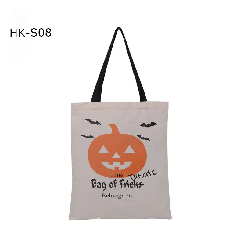 Bulk Halloween Trick Or Treat Canvas Candy Sacks - Image 15