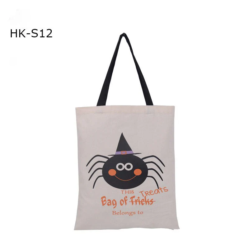 Bulk Halloween Trick Or Treat Canvas Candy Sacks - Image 18