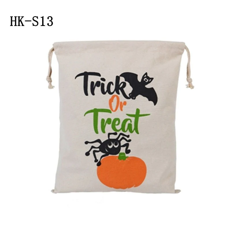 Bulk Halloween Trick Or Treat Canvas Candy Sacks - Image 19