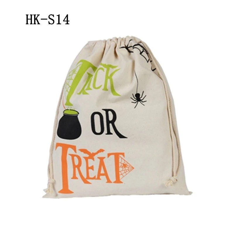 Bulk Halloween Trick Or Treat Canvas Candy Sacks - Image 20