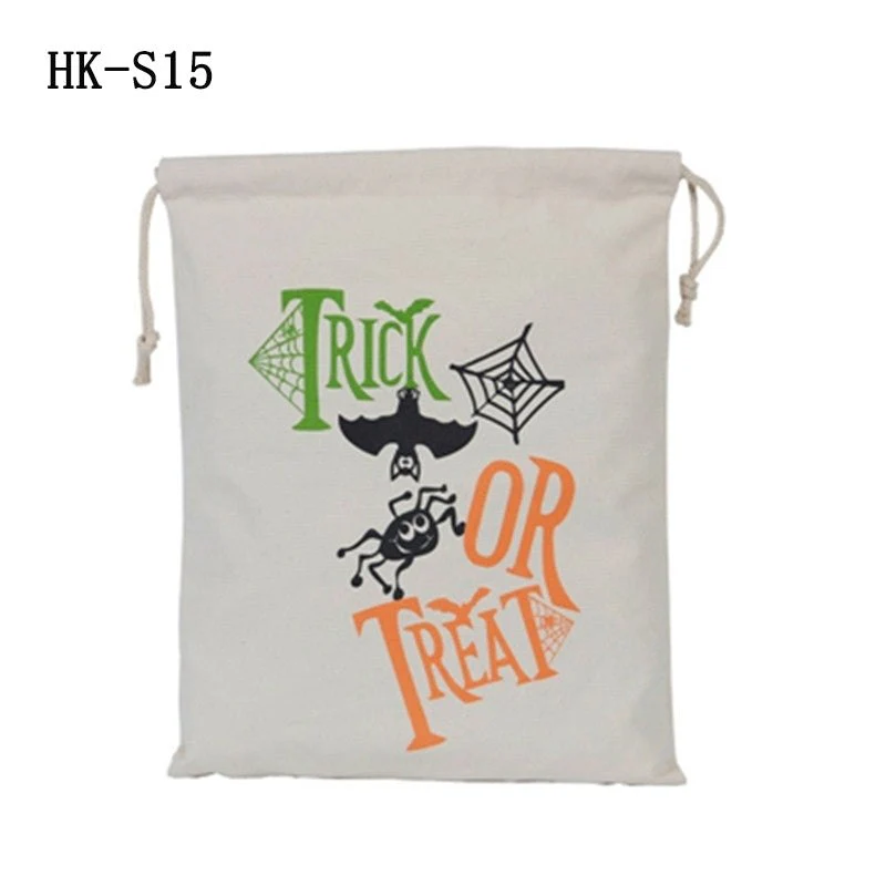 Bulk Halloween Trick Or Treat Canvas Candy Sacks - Image 21