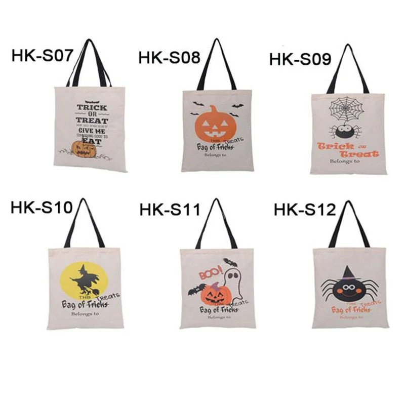 Bulk Halloween Trick Or Treat Canvas Candy Sacks - Image 4