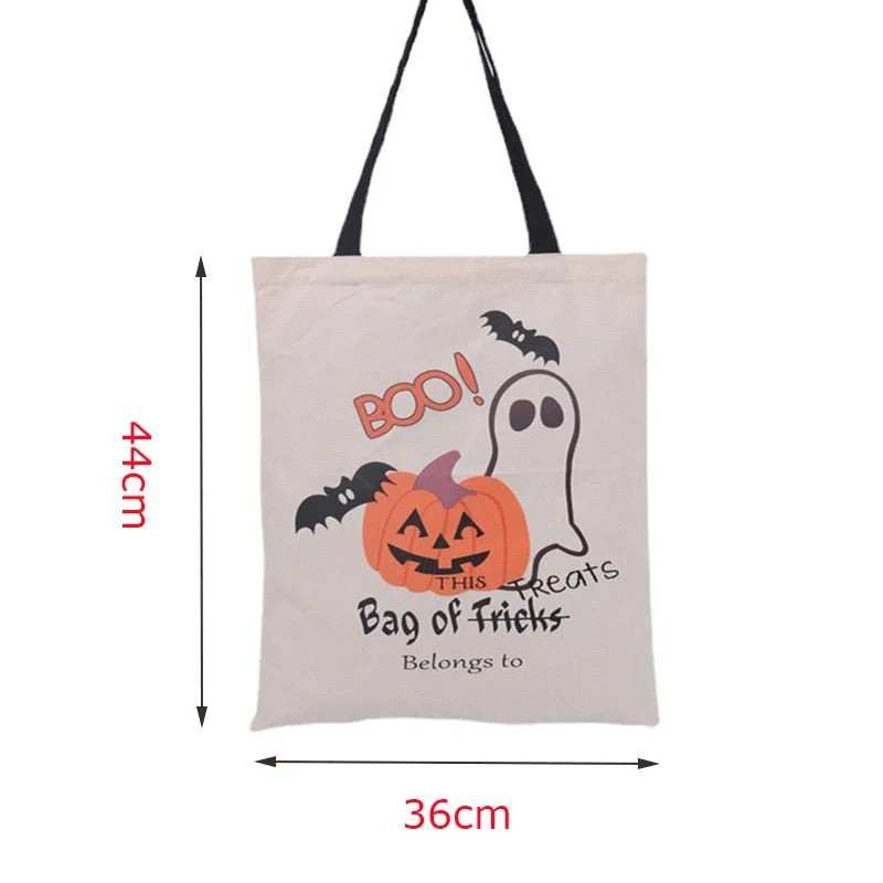 Bulk Halloween Trick Or Treat Canvas Candy Sacks - Image 5