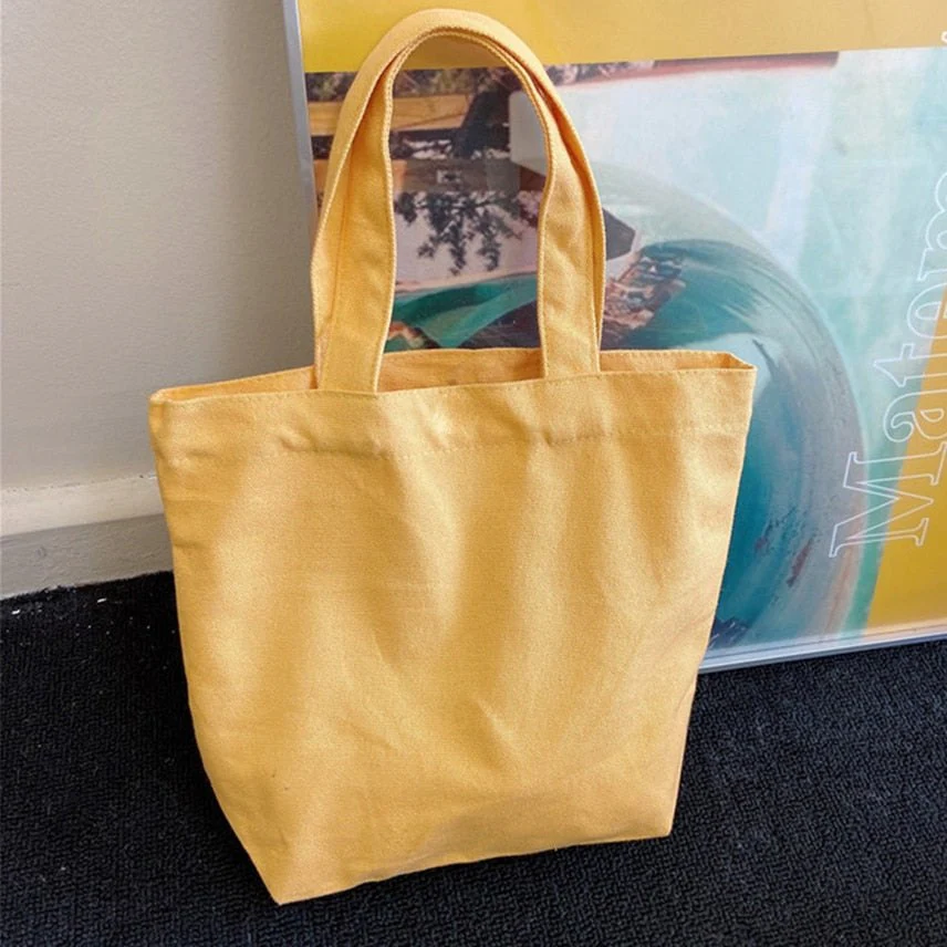 Bulk Small Blank Canvas Tote Bag - Image 12