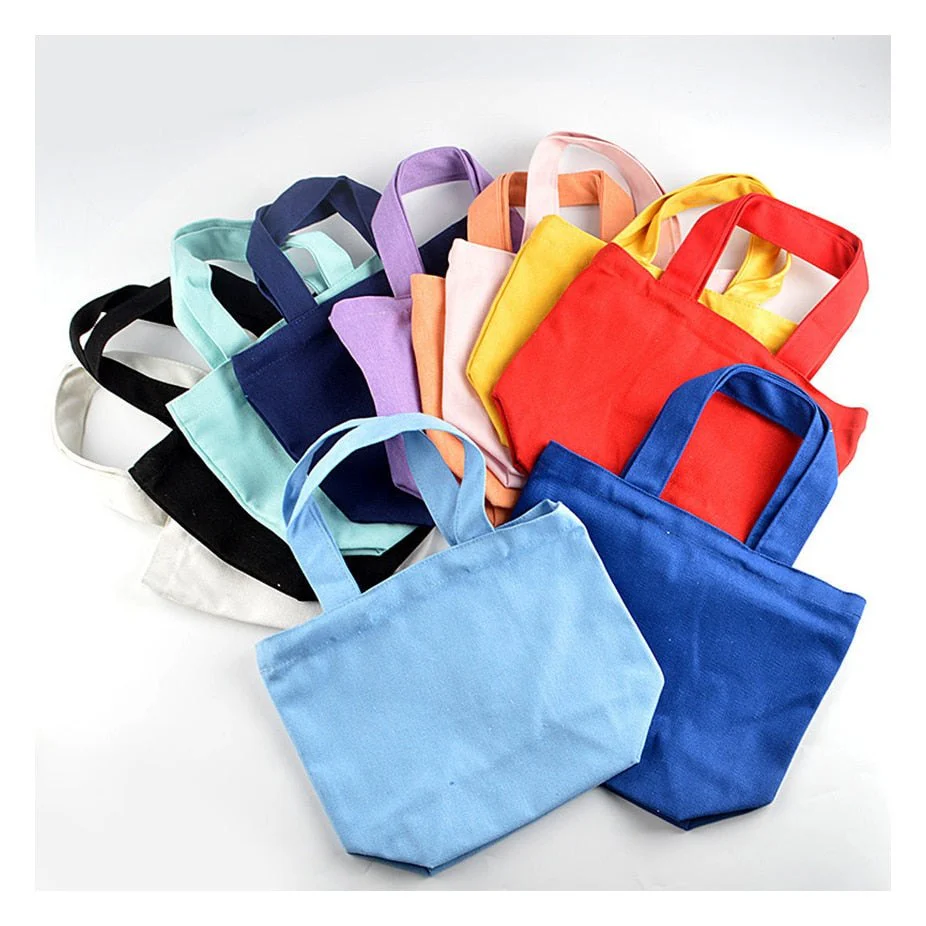 Bulk Small Blank Canvas Tote Bag - Image 16