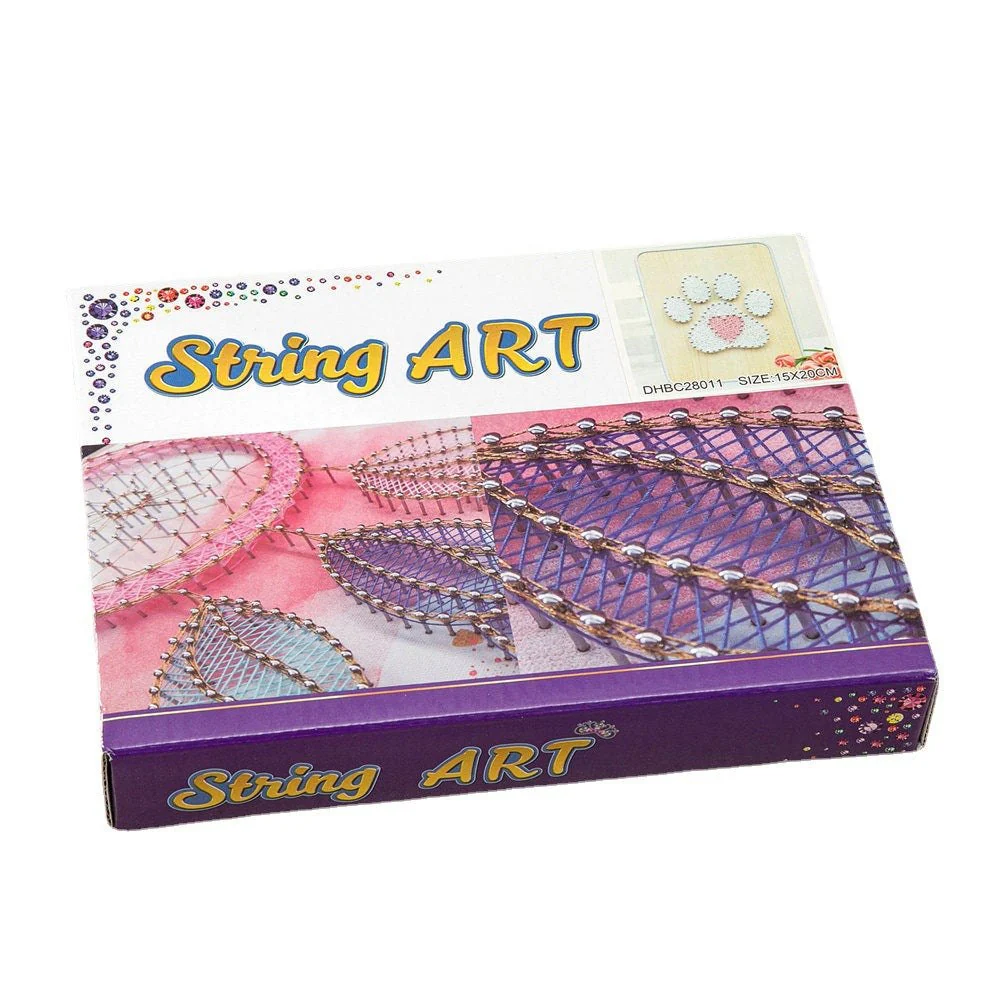DIY 3D String Art Kit - Red Car - Image 3