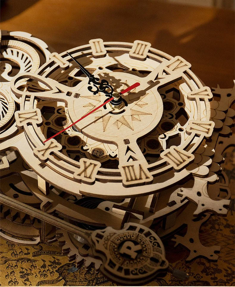DIY 3D Wooden Owl Clock Model Kit - Image 10
