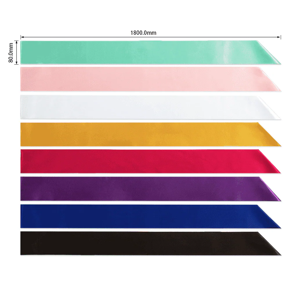 DIY Blank Hens Night Satin Sash 1/10 Pack - Image 7