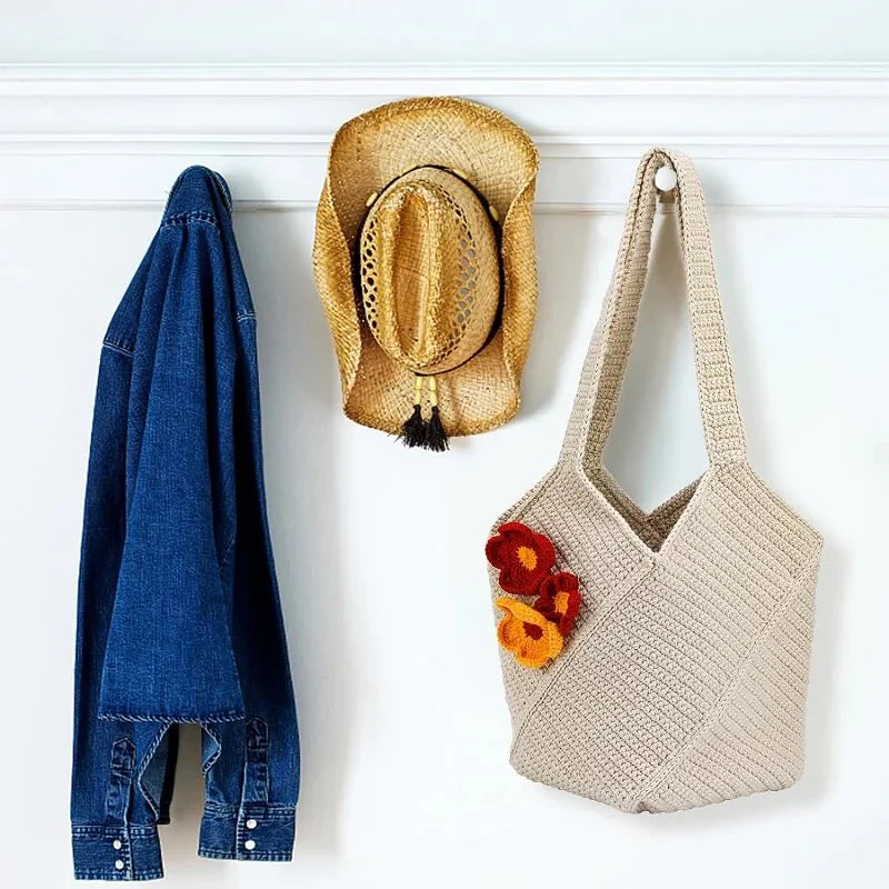 DIY Crochet Shoulder Bag Kit - Boho Flowers - Image 7