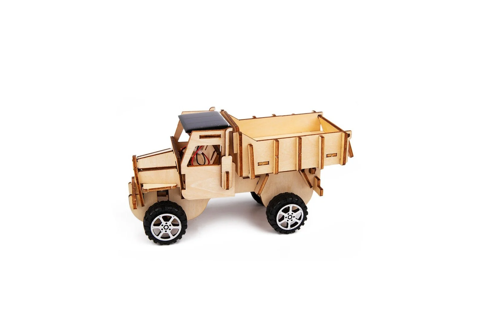 DIY 3D Wooden Solar Truck Science Kids Craft Kit - Image 5