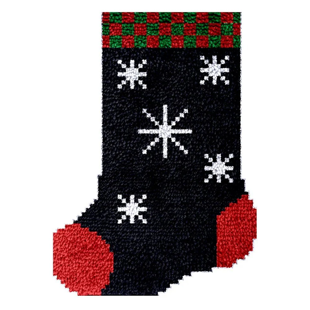 DIY Latch Hook Christmas Stocking - Image 11