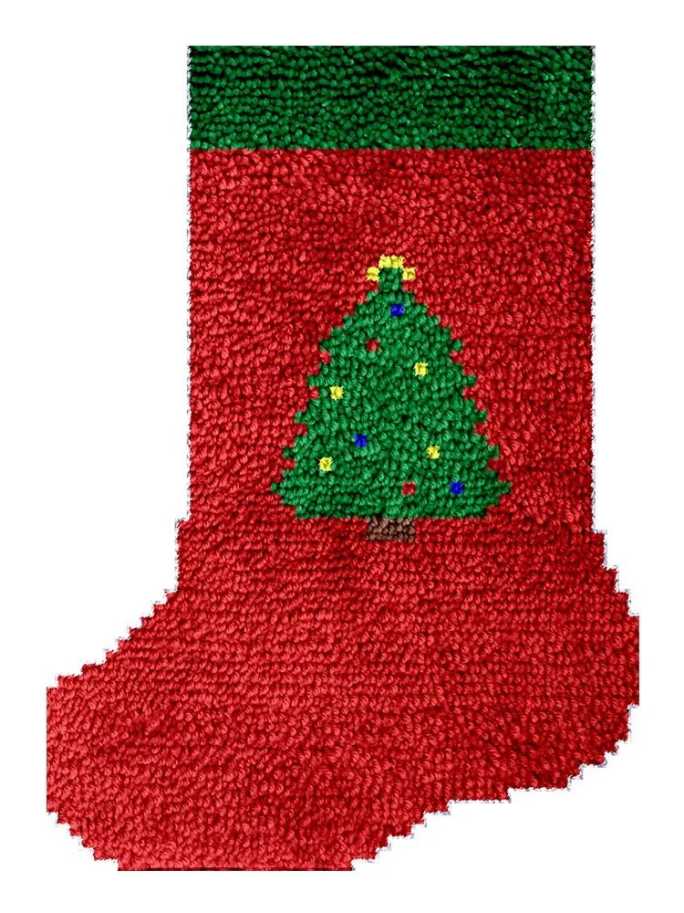 DIY Latch Hook Christmas Stocking - Image 3