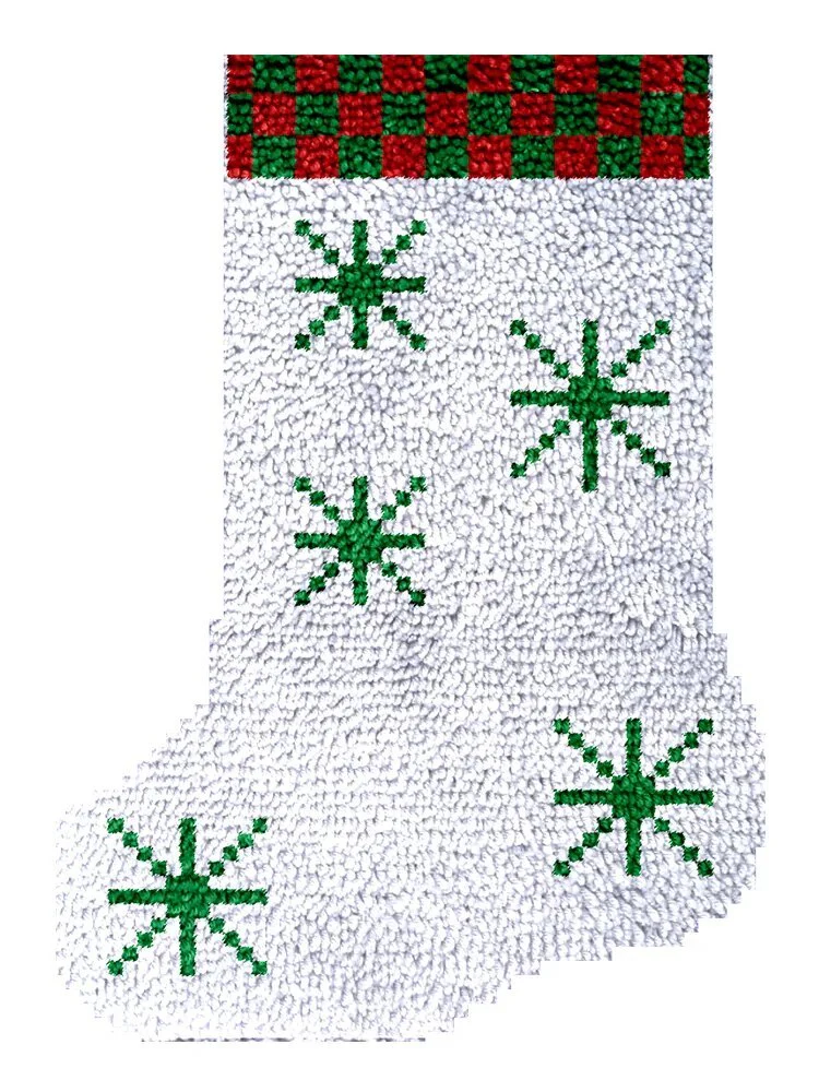 DIY Latch Hook Christmas Stocking - Image 4
