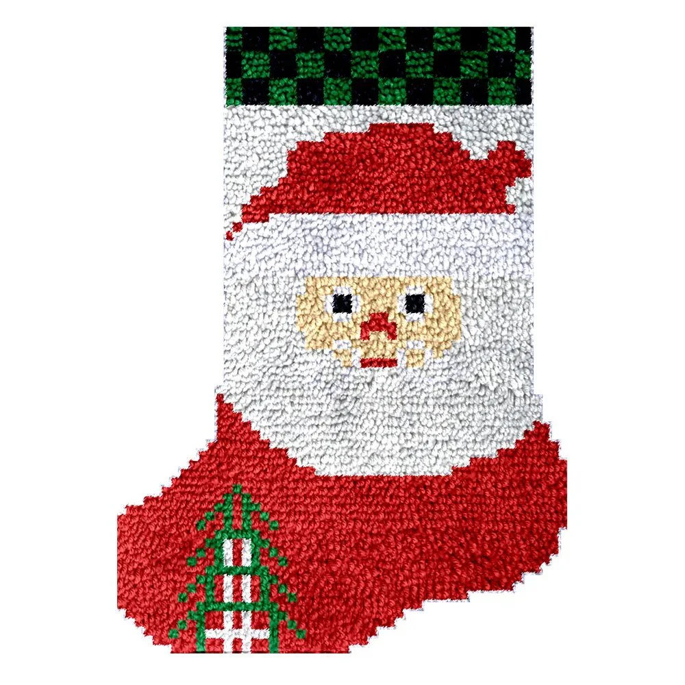 DIY Latch Hook Christmas Stocking - Image 7